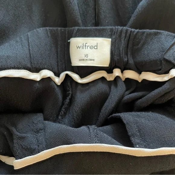 Aritzia Wilfred Faun Pant Long Black Size XS - Picture 8 of 10